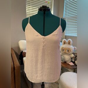 Elegant Pink Spaghetti Strap Top